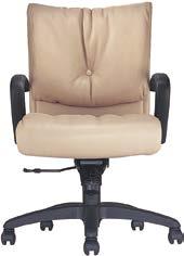 GLOVE EXECUTIVE CONFERENCE CHAIR From the upholstered button detail on the inner back to the pillow top lip that folds over