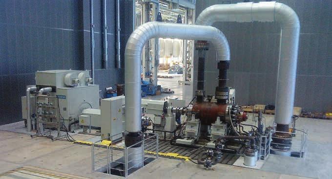 Test bay for boiler feed pumps As part of the new pump production facilities at its plant in Frankenthal, Germany, KSB installed one of the largest and most powerful boiler feed pump test bays in the