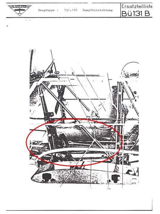 C) The control cables of the rudder are not adjustable in rear pedals; in subsequent models