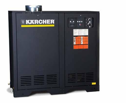 Kärcher Easy Press trigger gun Kärcher Power Nozzle Kärcher pump with 7-year warranty Diaphragm float valve (no float ball or lever arm) Stay-in-Place ignition pilot light with swing out burner ring