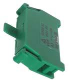 4A/480VDC 44-702-0 Bulk Unlit momentary contact flush button (22mm dia.) actuator available in red and green.