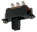 SLIDE & ROCKER SWITCHES SLIDE SWITCHES 46-001-0 46-009-0 46-011-0 46-010-0 Single hole snap-in mount.