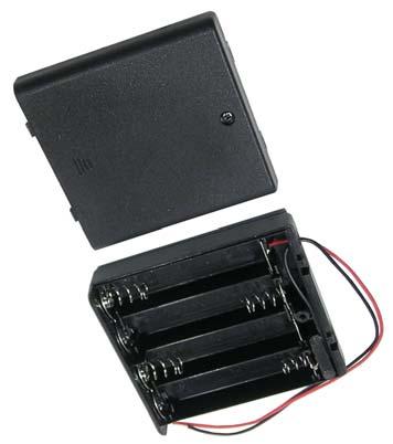 x AAA Safety Battery Holder with 15cm UL1007 26AWG Wire 57-432-0