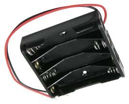 Bulk Use -5 for Display Package 3 x AAA Safety Battery Holder