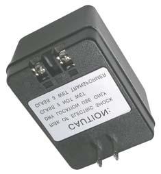 AC ADAPTERS SCREW TERMINAL AC ADAPTERS Input: Voltage: Frequency: Power: 120V 60Hz 48VA Output: Voltage: 16.5VAC±5% (68-162AS-1) 24.5VAC±5% (68-241AS-1) Current: 2.42A (68-162AS-1) 1.
