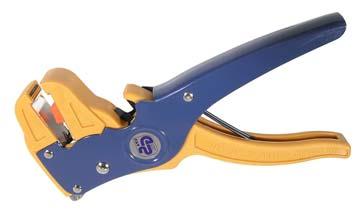 For stripping other lengths the blades can be adjusted. FIBER OPTIC CABLE STRIPPER 84-184-1 Pkg.