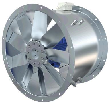 in accordance with EN 1211-3 AXC with aerofoil impeller, adjustable pitch angle for max.