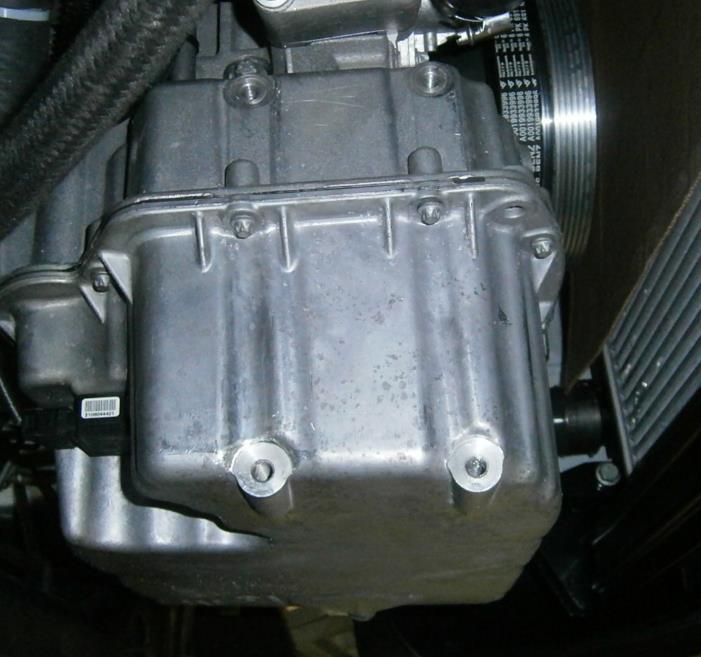 The VMAC main bracket will bolt into five holes on the engine oil pan, there are four holes on the
