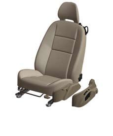 Adjusting the front seat + - 6 5 Forward/rearward 6 6 Access to rear seat & seat belt guide 1 Lumbar support 2 Backrest tilt 3 Raise/lower the seat 4 Raise/lower the front edge of the seat cushion