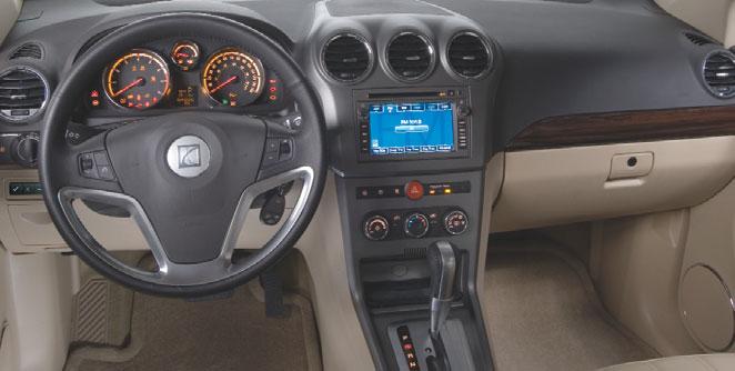 2 Getting to Know Your VUE DRIVER INFORMATION Instrument Panel A B C D E A F G H A I J K L M N O P Q R S The main features of the instrument panel include: A. Air Outlets B. Exterior Lamps Control C.