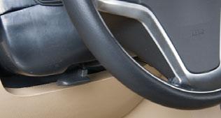 Seat Adjustment Use the horizontal control (A) to move the seat forward or rearward and to raise or lower the front or rear of the seat cushion.
