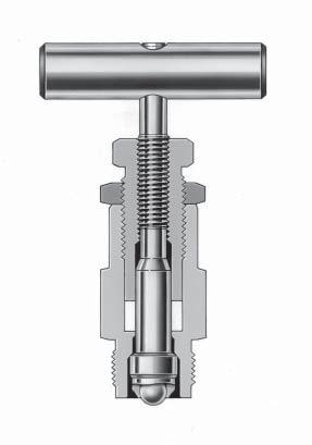 Manifolds V, VB, and VL Series 3 Valve Features The flow through a Swagelok manifold is controlled by a series of stainless steel needle s.