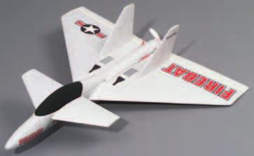 1 in (1020mm) Wing Area: 253 sq in (16.3 dm 2 ) Weight: 12.4 oz (350g) Wing Loading: 7.1 oz/sq ft (21.7g/dm 2 ) Length: 25.