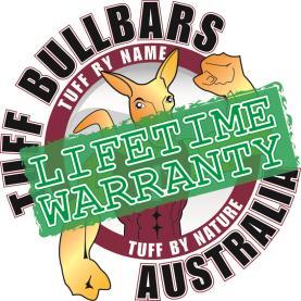 TUFF BULLBARS AUSTRALIA, Ph: 1300 BE TUFF (1300 23 88 33) 5-7 Holt Drive, (P.O. Box 1977) Fax: 07 4633 1236 Torrington, sales@tuffbullbars.com.au Toowoomba, admin@tuffbullbars.com.au Queensland 4350, feedback@tuffbullbars.