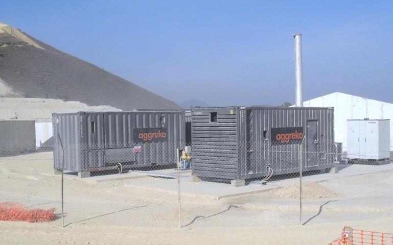 Solution Aggreko supplied a 2 MW plant at the mine site for the camp and initial construction power.