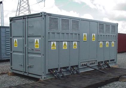 Power Generation Equipment 6 x 1MW units combine to provide 5 MW of