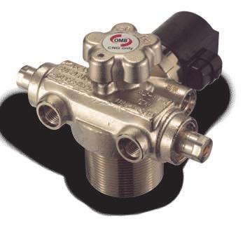 + 85 C High flow thermal safety valve TPRD (available on demand the version with double TPRD) Burst disk available upon request Excess flow valve Low absorption solenoid valve On request with