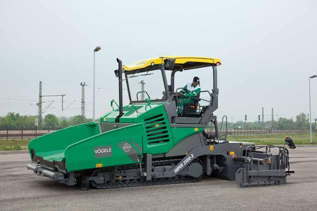 It allows the paver operator to closely monitor the paver s feed with mix and the process of paving.