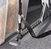 Can be attached at any point along the lashing rails in the floor of the Viano.