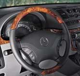 Replacement of the airbag is not necessary. Order no.: B6 656 33 Leather steering wheel with Silverstone trim.