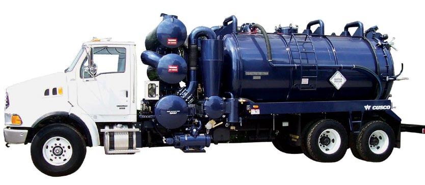 TURBOVAC SERIES Cusco s Turbovac Series vacuum trucks are ideal for environmental remediation work they ll handle heavy sludge, slurries and liquid waste materials without compromise.