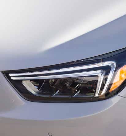 lighting, while standard LED-accented tail lamps echo the