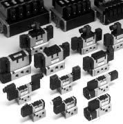 Series Variations ase Mounted Series 000 Non plug-in type 000 Non plug-in type 000 Non plug-in type 000 Non plug-in type 6000 Non plug-in type Port Pilot Operated Solenoid Valve Rubber Seal Series