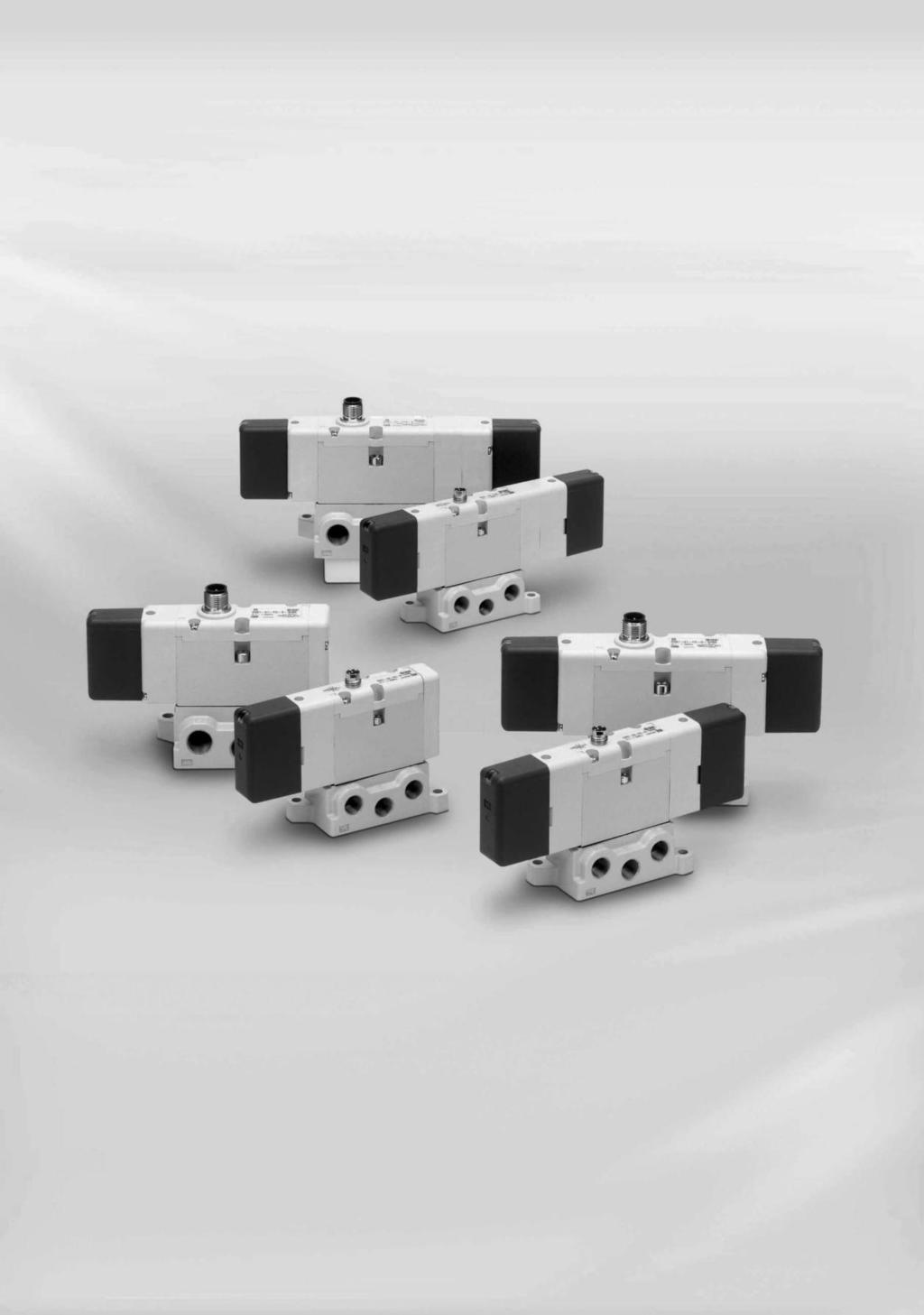 Conforming to ISO Standard Solenoid Valve (with M Connector) Series -0/-0 (Size ) (Size ) Large capacity -0 (Size: 0) -0 (Size: 0) Lightweight Size 0 ( position): 0.6 kg Size 0 ( position): 0.