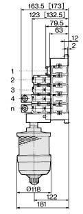 port: PE) Light -Rc /8 (External pilot port: X) 6-Rc / U side D side n-rc /, /8, C8, C0 Pilot valve manual override Exhaust cleaner (Option) Exhaust cleaner (Option) n-rc /, /8, C8, C0 Pilot valve