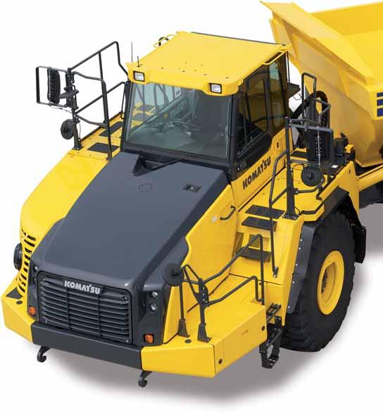 Walk-Around The latest Komatsu technology and components combine to put the HM400-3 articulated dump truck in a class of its own.