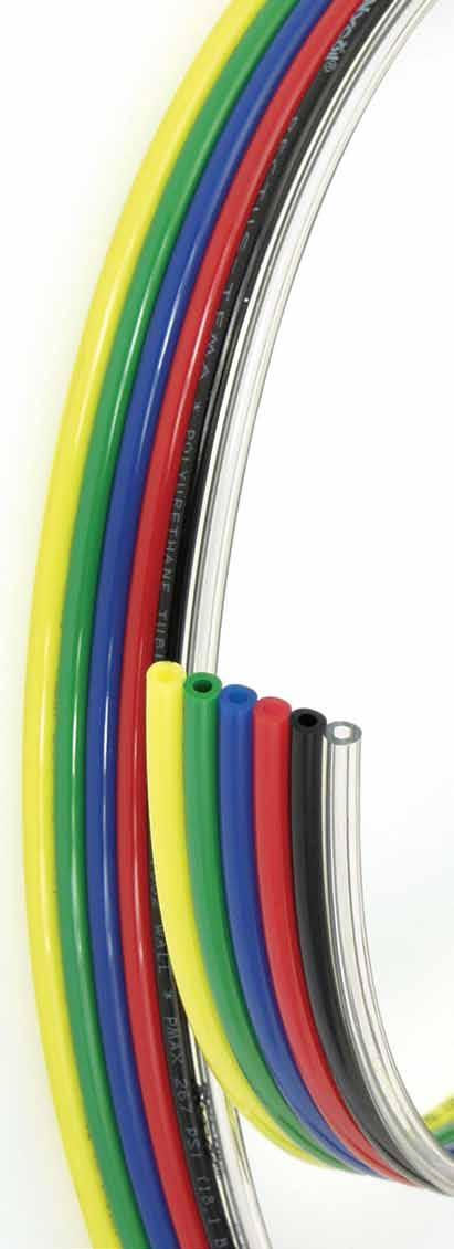 A-1 There are three thermoplastic hose compounds used for the majority of pneumatic lines: Nylon, Polyethylene and Polyurethane. All three offer distinct advantages over the other two.