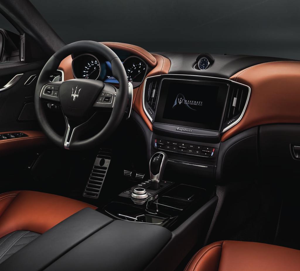 OPULENCE WITH AN EDGE The Ghibli GranLusso introduces higher levels of luxury and convenience.