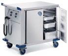 BLANCO INMOTION Food transport trolleys Food transport trolleys, heatable With synthetic castors, corrosion-resistant in compliance with DIN 18867-8 Protected against splashed and sprayed water (IP
