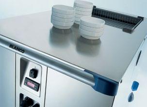 With convection heating Dispenser with twin tube for approx. 120 plates.