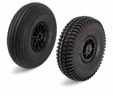 Series: PK pneumatic tyres, with synthetic rim 75-250 kg RoHS Tread & tyre hardness Temperature resistance Rolling resistance Operating noise Floor surface preservation 0 shore A -20 C - +40 C good