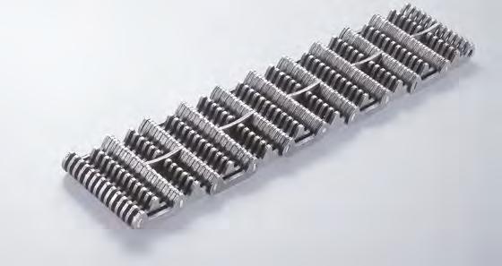 Types I Inverted tooth conveyor chains 7 Types of standard guides We have all types of guides in our programme Inverted tooth chains are usually centered on the chain wheel with unmeshed link plates,