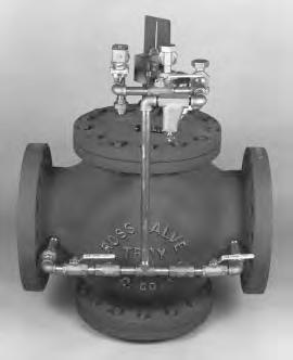 PUMP CONTROL VALVE Purpose: Control surges caused by pump starting/stopping Model Number: 42WRS Sizes: 2-48 Type: Nonthrottling system Primarily Controlled By: Electricity Located: In line Purpose: