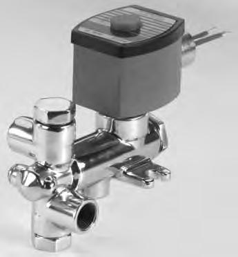 4 qwer Direct Acting General Service Solenoid Valves Brass or Stainless Steel Bodies 1/8" to 1/2" NPT NC NO 3 1 2 U 3/2 SERIES 8300 8315 Features Designed for high flow and high pressure service.