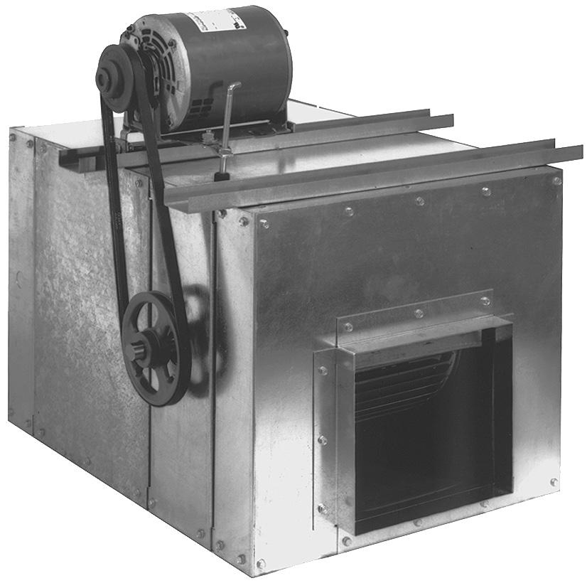 DUCT BLOWER Cabinet Fans INSTALLATION, OPERATION AND MAINTENANCE MANUAL This publication contains the installation, operation and maintenance instructions for standard units of the DB: Ceiling, Wall