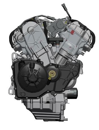 RSV4 RR/RF The MY17 V4 engine shares the same dimensions of the past (65 V4, 78 x 52.