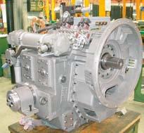 Applications for Fast Vessels 730/1 2240 Reverse-reduction gearbox with bell-housing, resilient mounting, vertically offset Reduction gearbox with special supervision and PTO incl.