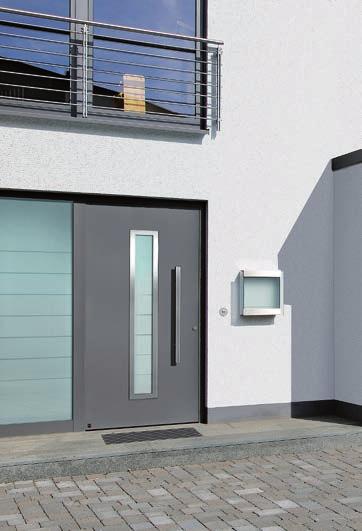 Select from one of 11 equally-priced colours for an individual door. Matching side doors are also available.
