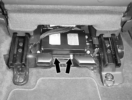E. 1. 2. 3. 4. Installing the antenna switch Remove the front passenger seat to expose the Tele Aid module bracket assembly (Figure 13). Refer to WIS: AR91.