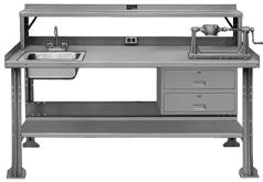 Test Bench Options and Accessories Ford Meter Shop Accessories 72" Meter Repair Bench This bench is designed for the meter shop.