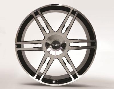 6-spoke wheels, totally forged, 20 inch diamond polished front: 9.
