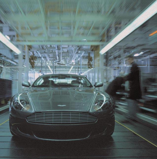 PERSONALISATION AN EXCLUSIVE SPORTS CAR TAILORED FOR INDIVIDUALS Aston Martins are hand-built cars, made to order.
