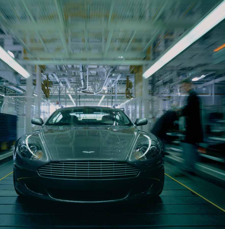 PERSONALISATION AN EXCLUSIVE SPORTS CAR TAILORED FOR INDIVIDUALS Aston Martins are hand-built cars, made to order.