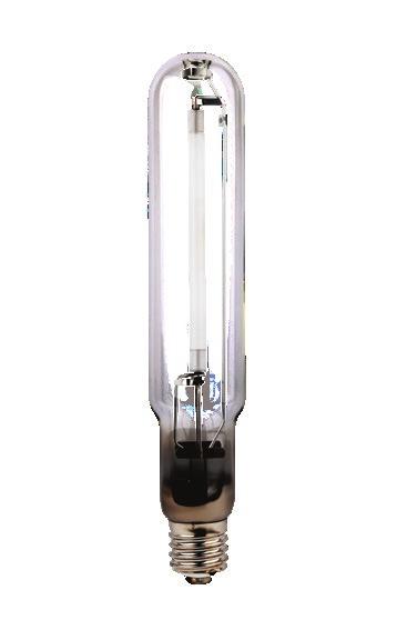 The Double-Ended DE HPS lamp types, up to 2100 micromol/s, are
