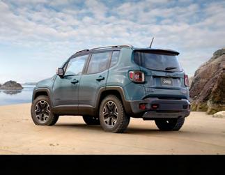 EFFICIENT AND POWERFUL. Renegade arrives with a choice of 4x2 or 4x4 configurations, and an efficient 1.