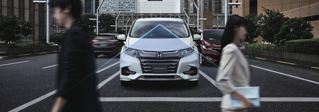 Honda SENSING TM * is our next generation technology that utilises a radar and camera to detect imminent danger and reduce the likelihood of collision.
